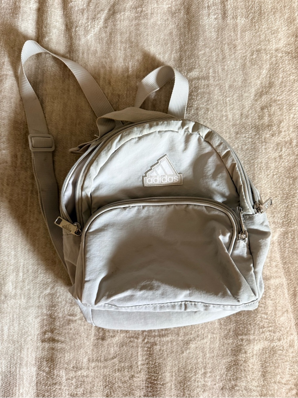 adidas mini Small Backpack - Light Gray